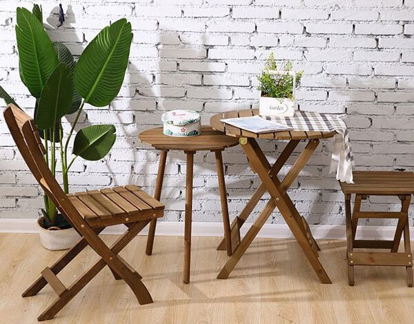 بهترین میز صندلی تاشو چوبی و فلزی