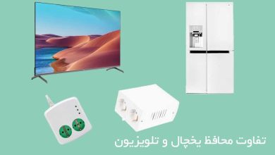 تفاوت محافظ یخچال و تلویزیون